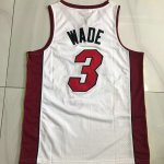 Maillot de Basket #3 wade Miami Heat 2005-06 Blanc ave trophy